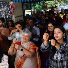 Parents and grandparents joining in the fun during our Family Day event. I believe in building a strong community that includes the entire family in our celebrations.