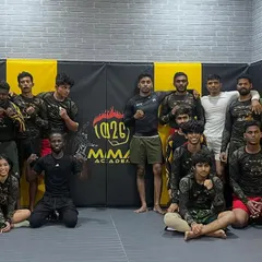 We train to be better than we were yesterday. The 1026 MMA Academy team after a hard day's work.