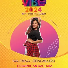 Experience the ultimate vibe with me at VIBE 2024 in Namma Bengaluru. I'll be teaching Dominican Bachata. Let's vibe together.