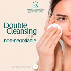 Double cleansing is a non-negotiable step in my skincare philosophy. If you're wondering why your skin isn't as clear as you'd like, this might be the missing link in your routine.