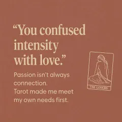 5 Things Tarot Told Me After My Heartbreak. This carousel shares profound truths the cards revealed about healing, such as realizing it was redirection, not rejection, and that your healing is your magnet, not your hurt.