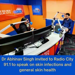 I was invited to speak on Radio City 91.1 FM about common skin infections and general skin health. Public education is a vital part of my mission to promote better skin and hair care practices.