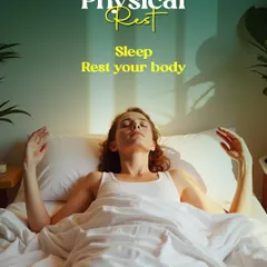 Physical rest is fundamental. Prioritizing sleep is one of the most important acts of self-care for your body.