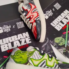 The final mismatched pair for The Souled Store x Star Wars drop, displayed with its custom packaging. The design captures the eternal conflict between the light and dark side of the Force.