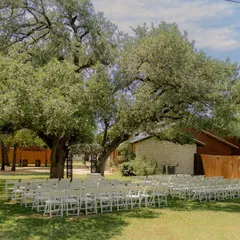 The beautiful outdoor ceremony setup for an intimate wedding in Austin. I always make sure to capture the stunning venues you choose for your special day.