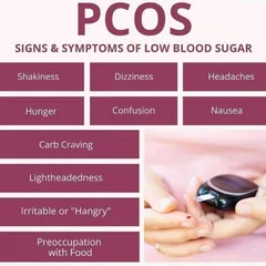 Do you feel shaky, dizzy, or "hangry"? These are signs of low blood sugar, a common issue with PCOS. I teach you to eat balanced meals to keep your blood sugar stable throughout the day.