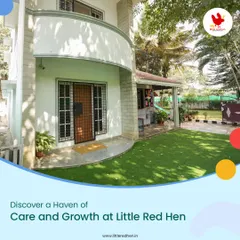 Discover a haven of care and growth at Little Red Hen. Our campuses in Kothanur and Thanisandra provide a nurturing environment designed for children to thrive.