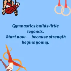 Gymnastics builds little legends. We believe in starting young because strength, both physical and mental, begins at an early age.