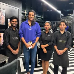 It was wonderful to have badminton champion PV Sindhu visit our nail studio. We're so happy she chose us for her pampering session.