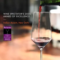 We are honored to receive the Wine Spectator’s Award of Excellence. This recognition is a testament to our commitment to building an exceptional wine program that thoughtfully pairs with the nuances of inventive Indian cuisine, guided by our Head of Wines, Kevin Ken Rodrigues.
