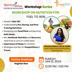 We were thrilled to host an exclusive online webinar on "Nutrition for Fuel to Win" for our students. The session covered everything from an athlete's diet 101 to strategies for competition and travel.