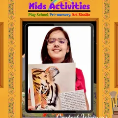 Announcing one of the winners of our Art Contest 2025. We were amazed by the talent from across India and the USA. This young artist from Mumbai won in the "Nature Speaks" category with her incredible tiger drawing.