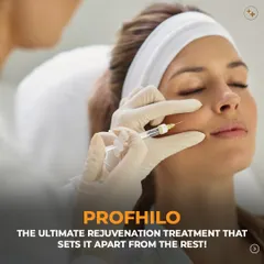 Profhilo is the ultimate treatment for skin laxity and dehydration. This injectable contains one of the highest concentrations of hyaluronic acid, working to remodel skin tissue by stimulating collagen and elastin production. The result is firmer, smoother, and intensely hydrated skin.