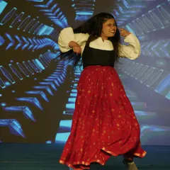 Another powerful moment from a student performance on stage. These events are a core part of our community, celebrating the diverse talents of our members.