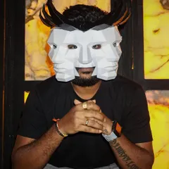 Sometimes I like to bring a different persona to the stage. This mask adds a layer of mystery and intensity to my sets, letting the music do all the talking. I am available for bookings, so feel free to reach out.
