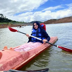Kayaking on the calm waters of Banasura Sagar Dam is a peaceful yet fun activity we include in our Wayanad tour.
