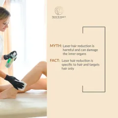 Some clients worry that laser energy can harm internal organs. This is a myth. The laser I use is highly specific, targeting only the pigment in the hair follicle and not affecting the surrounding skin or any deeper structures.