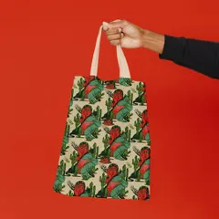 The 'Anger' pattern applied to a tote bag, a great example of how my art can be used for merchandise.