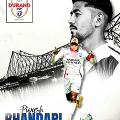 Our captain and serial winner, Piyush Bhandari, is ready for the Durand Cup. Watch him live and support one of Delhi NCR's best talents.