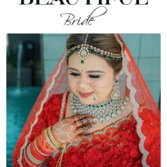 A detailed bridal portrait focusing on the bride's serene expression and the intricate details of her wedding jewelry and henna. I believe in creating fine art bridal photos that you will cherish forever.