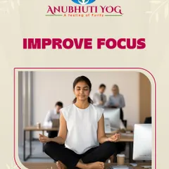 Finding it hard to concentrate through back-to-back meetings? A few minutes of mindfulness can dramatically improve focus. Here, a professional meditates right at her desk to clear her mind.