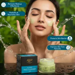 My Ayurvedic Face Cleanser is 100% soap and sulphate-free. It gently removes makeup and impurities while protecting the skin's natural barrier, leaving it hydrated and nourished.