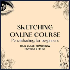 Announcing our next Sketching and Pencil Shading course for beginners. A trial class is available for this structured 10-class online course for children aged 8-14.