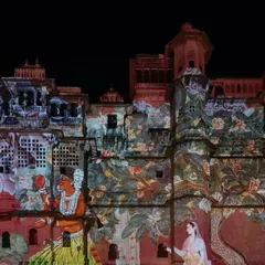 We transformed the facade of an Udaipur palace into a vibrant canvas with custom projection mapping for a Sangeet night. This is how we blend heritage with technology, creating immersive, high-energy experiences that leave guests in awe.