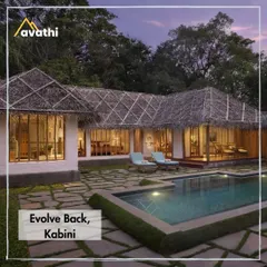 For those who love nature but also crave luxury, I find places like this private pool villa at Evolve Back, Kabini. It's the perfect blend of wild surroundings and sophisticated comfort.