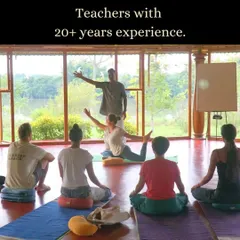 Our Yoga Teacher Training courses are led by teachers with over 20 years of experience, ensuring you receive authentic and deep knowledge of yogic traditions.
