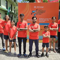 We are proud to represent India on the international stage. Here is our team of young shuttlers at the Maldives Junior Open 2025, a testament to the hard work and dedication we instill in our players.