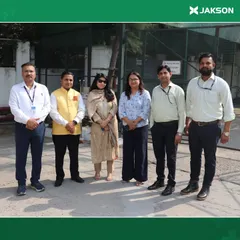 Our team on-site at the Indian Spinal Injuries Centre. This project is a tangible example of our commitment to using our energy expertise to create a positive impact in the community.
