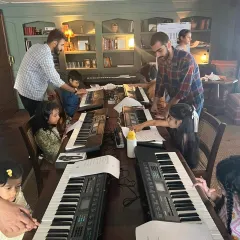 A peek into our hands-on keyboard workshop at Soho House Mumbai. We keep our group classes small so every child gets the attention they need to explore and learn at their own pace.
