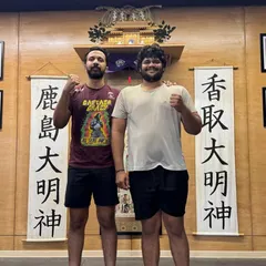 Every training partner helps you grow. Here, two of our members pose after a tough No-Gi session, embodying the spirit of community and hard work that defines The Dojo.