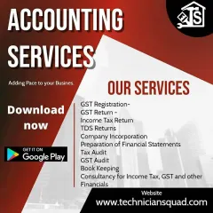 This graphic outlines our comprehensive accounting services designed for small to medium-sized businesses. We handle everything from GST registration and income tax returns to detailed bookkeeping and financial statement preparation, ensuring your business stays compliant and financially healthy.