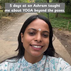 Five days at an ashram taught me about yoga beyond the poses. This is a selfie from my time at Isha Foundation, feeling transformed.