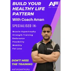 Meet Coach Aman. He is an expert in muscle hypertrophy, endurance, and mobility, ready to help you build strength and move better.