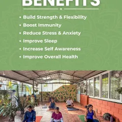 Discover the benefits of a consistent practice, from building strength and flexibility to reducing stress and improving sleep. This graphic shows a glimpse of our group meditation.