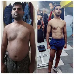 Consistency is the name of the game. This is the incredible transformation of my client Ranjay. This didn't happen overnight. It was a long journey of hard work, sticking to the plan, and trusting the process day in and day out.