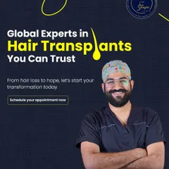 You can trust our global experts. Our team of highly experienced plastic surgeons and dermatologists ensures your hair restoration journey is in the best hands.