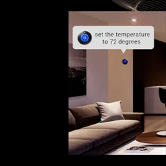 Our smart thermostat integration allows for precise temperature management. This Nest thermostat, set to 72 degrees, learns your preferences and can be controlled via app, voice, or the device itself to maintain perfect comfort.