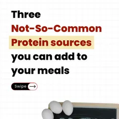 Tired of chicken and eggs? We share three not-so-common, high-protein food sources like Skyr Yoghurt, Shrimp, and Squid to help you hit your protein goals without getting bored.