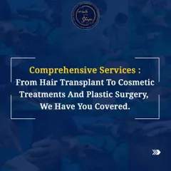 We offer comprehensive services under one roof, from hair transplants and non-surgical treatments to cosmetic procedures and plastic surgery.