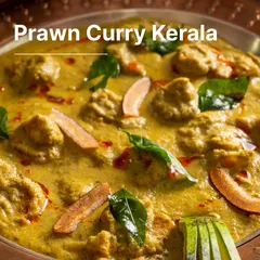 Indulge in the rich, coconut-infused flavors of Kerala with my prawn curry, a true coastal delight.