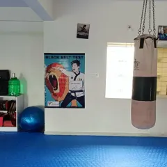 We have all the necessary equipment, including punching bags and kicking pads, for a comprehensive workout.