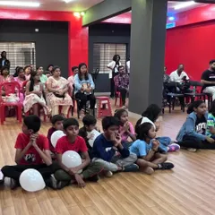 Parents and students gathered for an event at our second branch in Akshaya Nagar. It's a space for our whole community.