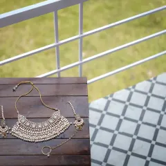 A moment of stillness for the beautiful bridal jewelry before it's worn. Capturing these details honors the thought that went into every part of the wedding.