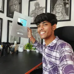 Celebrating the arrival of my YouTube Silver Play Button. Thank you to everyone who has supported my channel and my art.