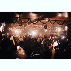 The view from my booth on New Year's Eve at Evva, Delhi. A packed house, sparklers, and non-stop music. I have experience managing the energy for the biggest nights of the year.