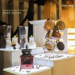 Brewing up your occasions more better. This image showcases our stylish coffee bar, a perfect addition to any celebration for a sophisticated caffeine fix.